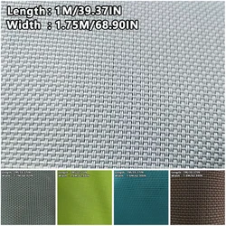 1M High Quality Encrypted Teslin Mesh Fabric Outdoor Waterproof PVC Mesh Fabric For Diy Chair Recliner Beach Lounge Pet Mat