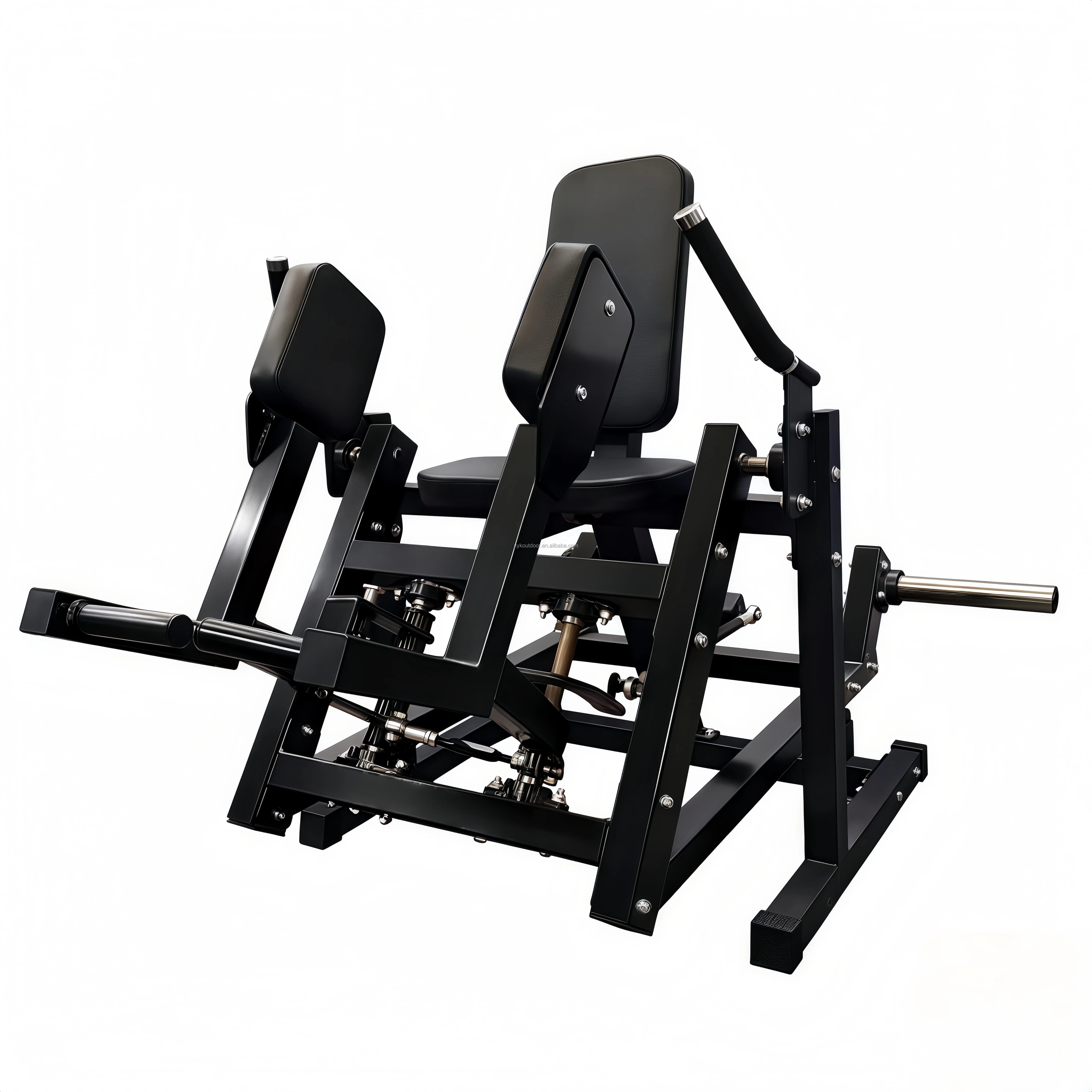 Commercial Use Plate Loaded Hip Abductor Machine with Safety Features for Legs & Back Training in Gyms