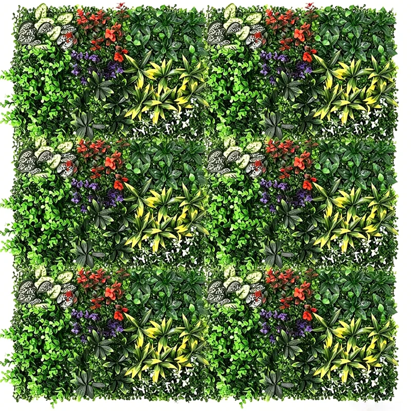 

1pc Artificial Plant Wall Panels Boxwood Hedge Wall Panels Privacy Screen Fence Backdrop for Outdoor Garden Backyard Decor