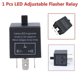 방향 지시등용 전자식 LED 점멸기 릴레이, 오토바이 LED 점멸기 릴레이, 1 PC