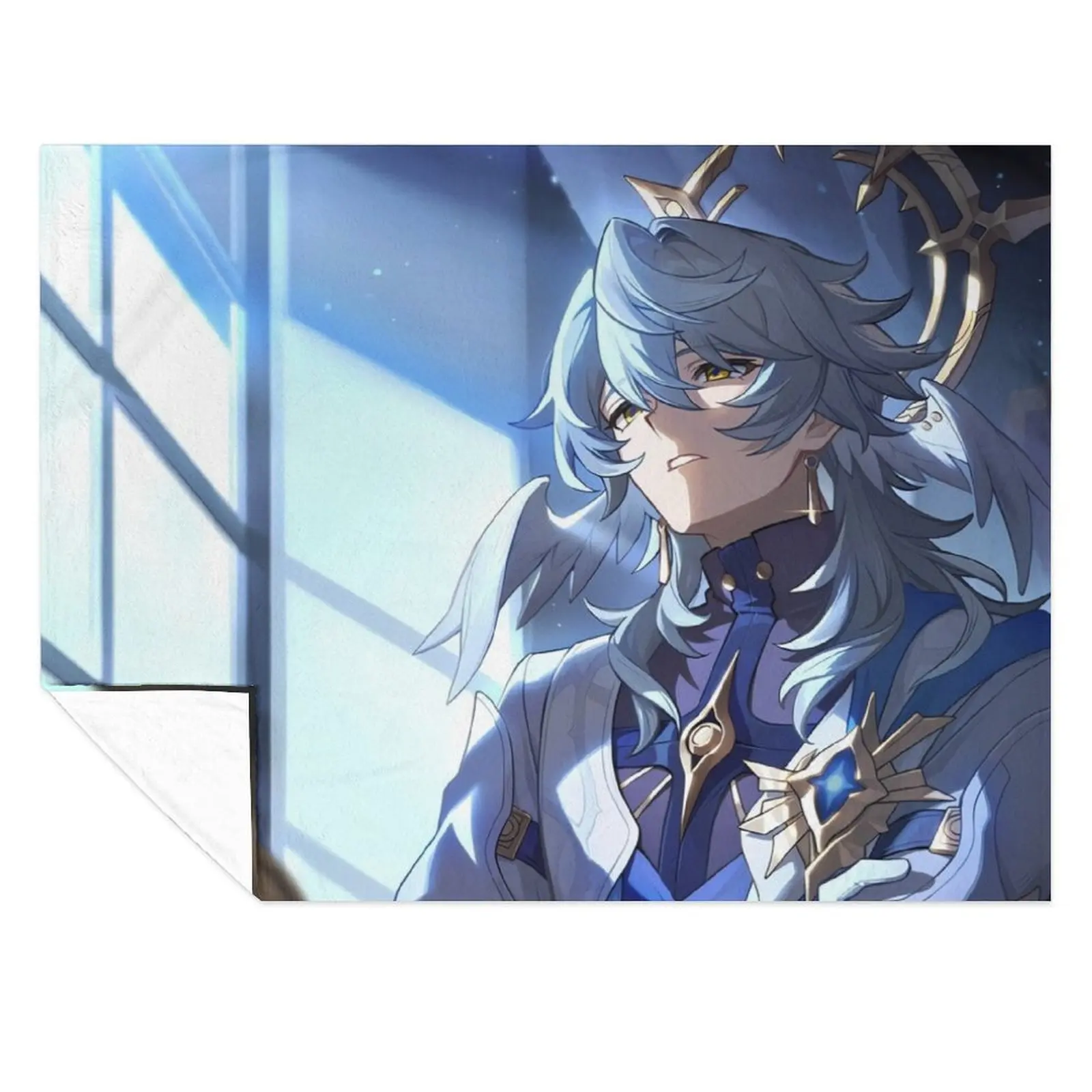 

Sunday Honkai: Star Rail Throw Blanket Plush Thin Sofa Throw Hairy Blankets