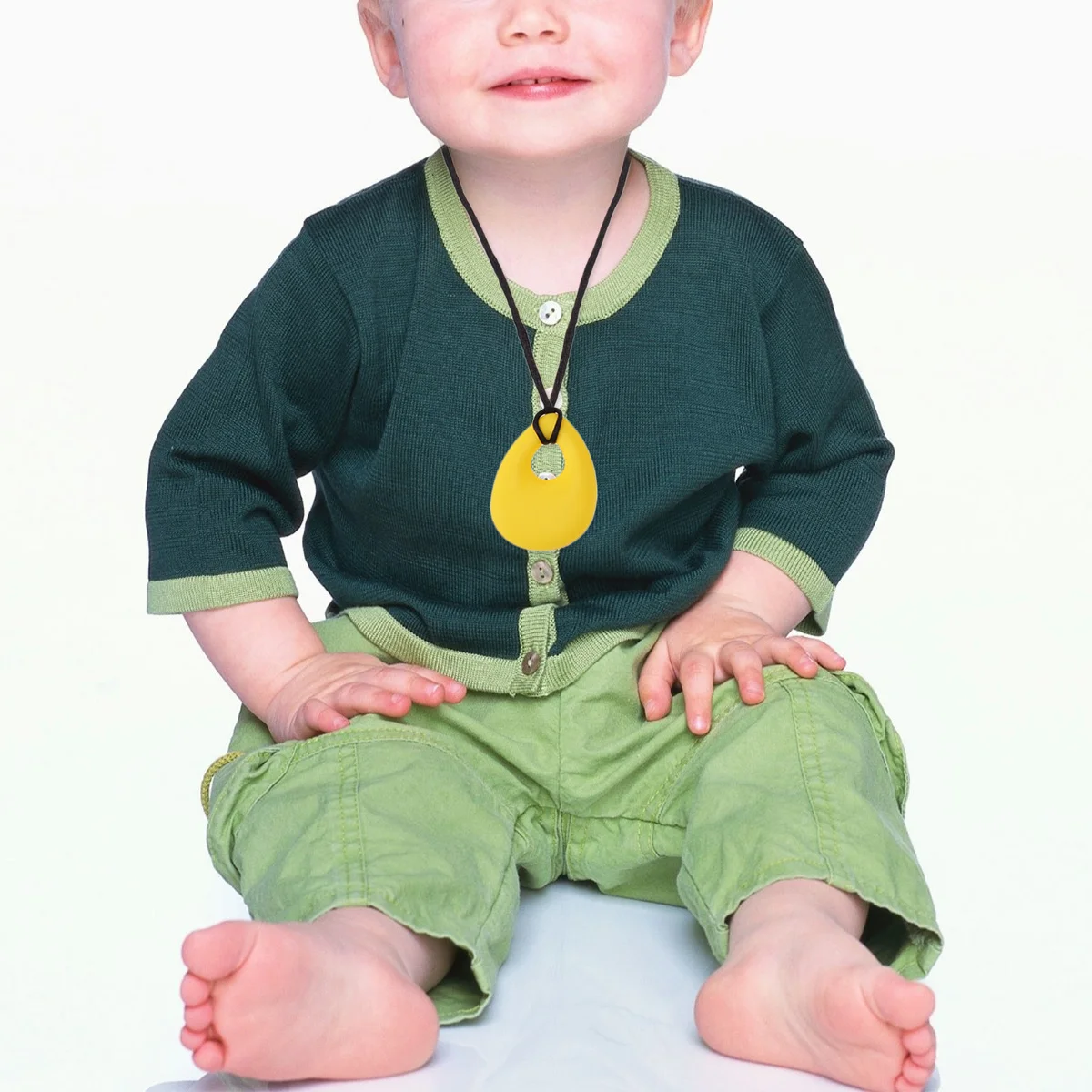 

3Pcs Baby Chew Pendent Soft Textured Sensory Masticatory Ability No Wear Tear Easy Use Autism Children Bite Baby Teething Toy