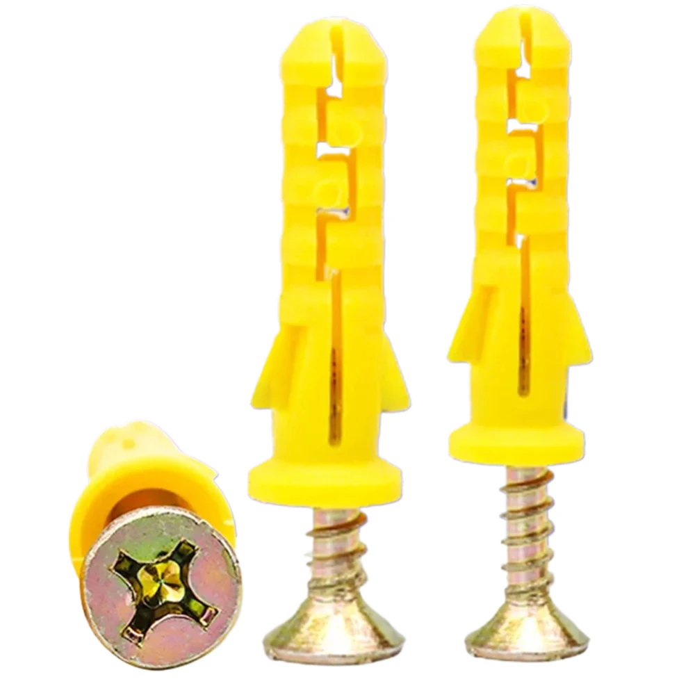 40/50 قطعة مجموعة براغي ذاتية التنصت من الفولاذ المقاوم للصدأ ومراسي الحوائط الجافة برأس متقاطع، نوع التوسعة M6 × 30 / M6 × 40 مقاسًا #2