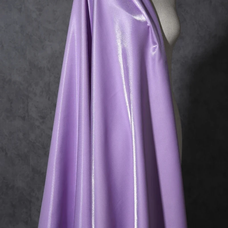 Purple Luxury Glossy Metallic Liquid Satin Fabric Shiny Gloss Silk Satin for Dress Suit Clothing Designer Material DIY Evening