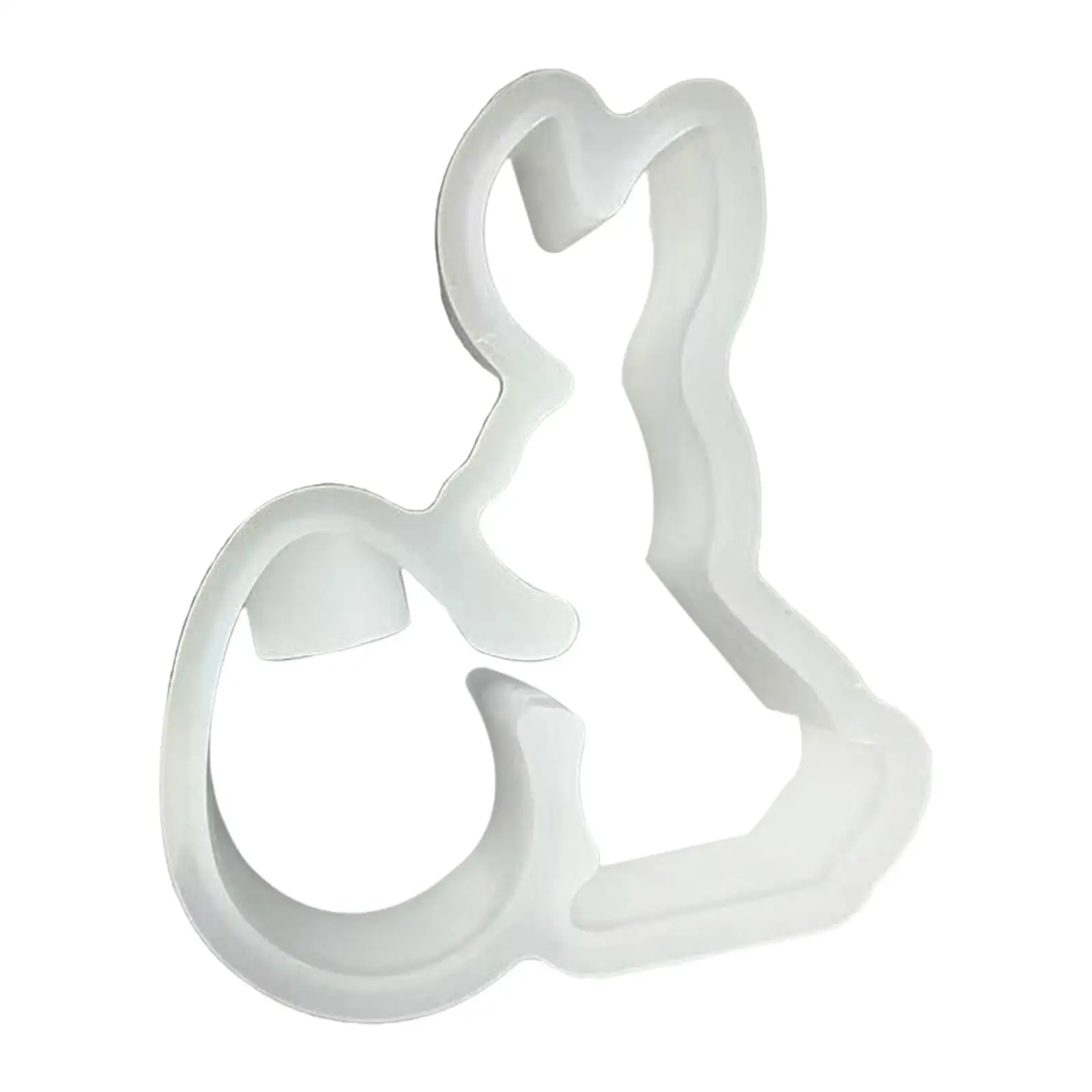 

3D Bunny Silicone Model for Resin Candle Making Home Decor Epoxy Mould for Easter Tabletop Crafting
