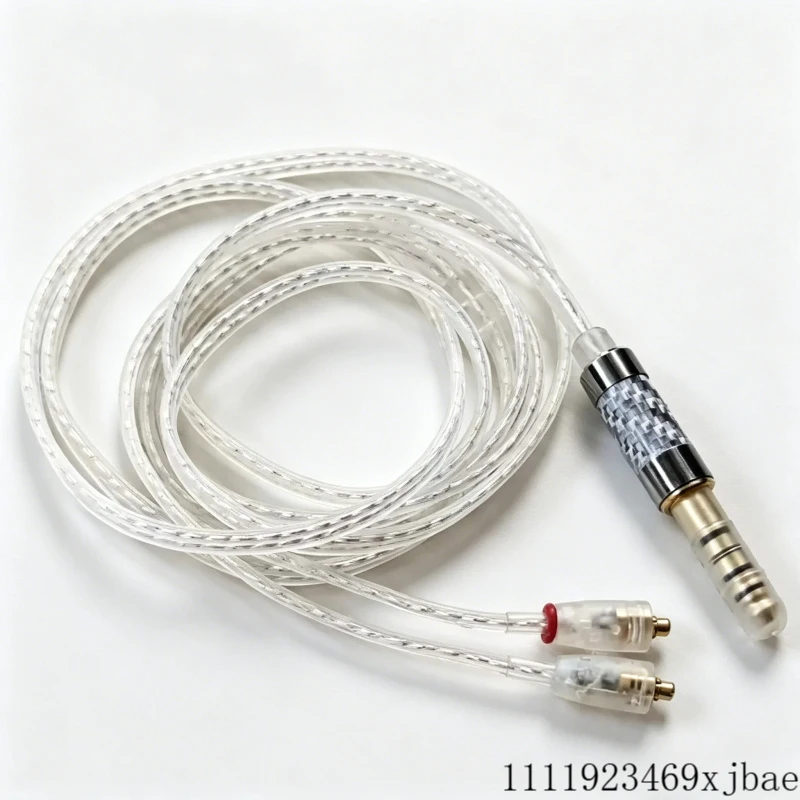 Short Cable 3.5 2.5 4.4mm Balanced Plug DIY High Quality Oxygen-free Copper Silver-plated mmcx Headphone Cable