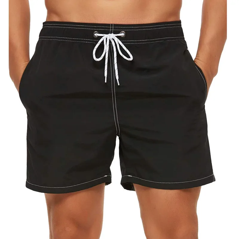 Mannen Zwembroek Sneldrogend Strand Shorts Met Mesh Voering