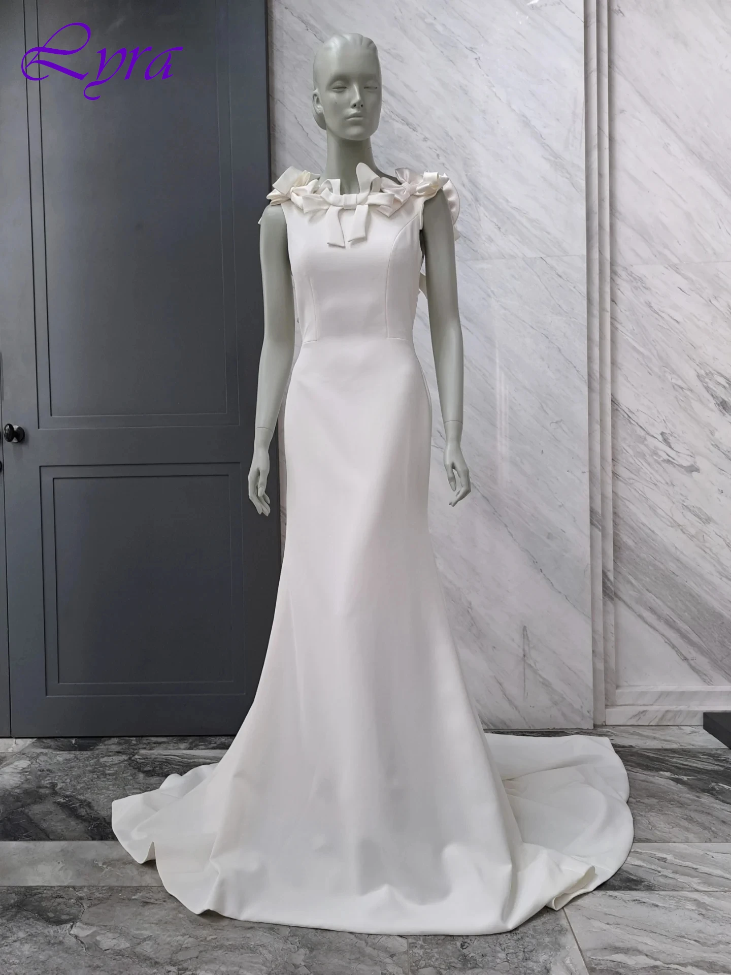 

Customized Mermaid Crew Neck Sleeveless Elegant Evening Dress Delicate High Quality Bespoke Occasion Gowns Fashion Prom Dress