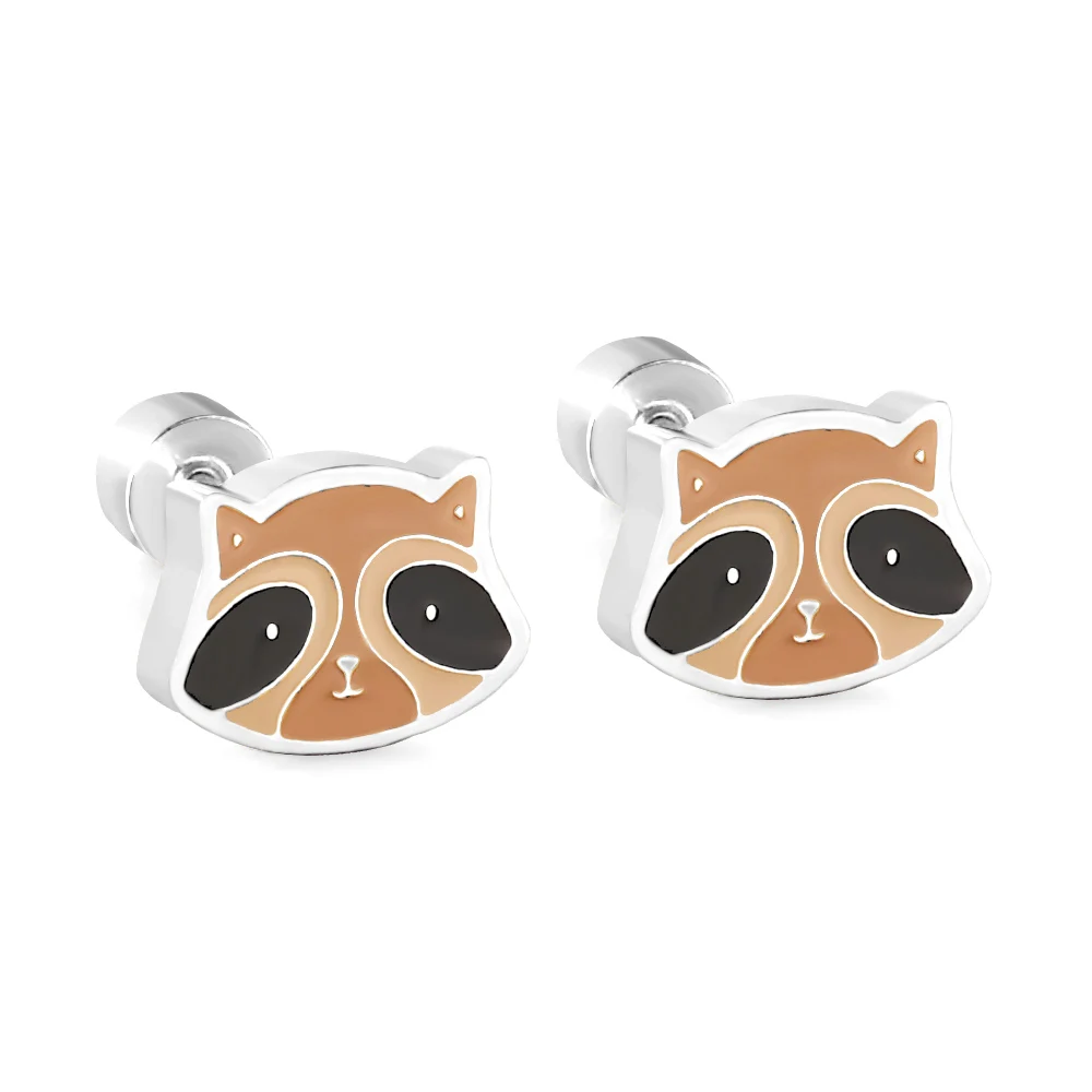 316L Chirurgisch Staal Oorbellen Leuke Stijl Meisjes Zilver Kleur Schroef Terug Stud Oorbellen Body Piercing Sieraden Party