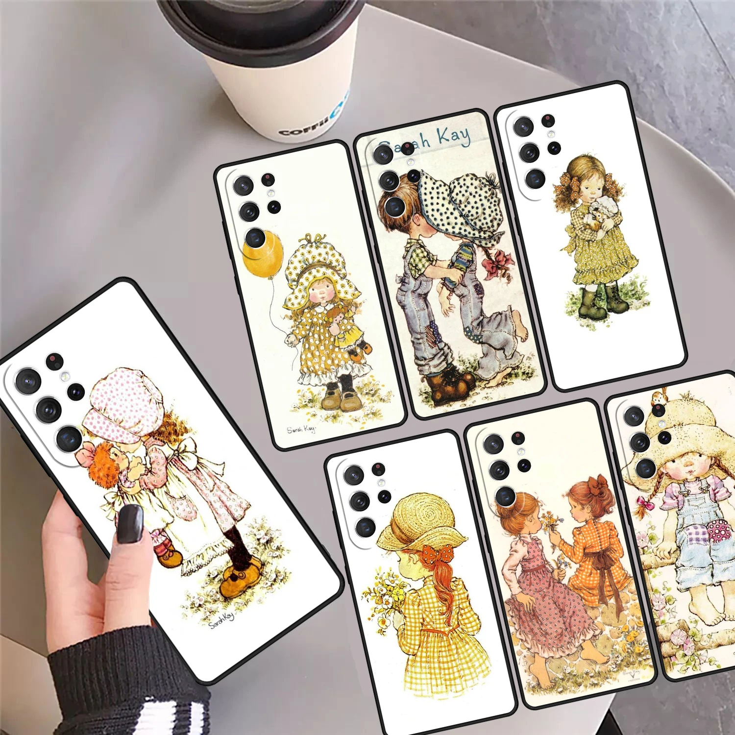 

Чехол для телефона Sarah Kay Girl, чехол для Samsung Galaxy S24 S25 Ultra S23 S22 Plus S21 FE S20 Note 10 20 Pro