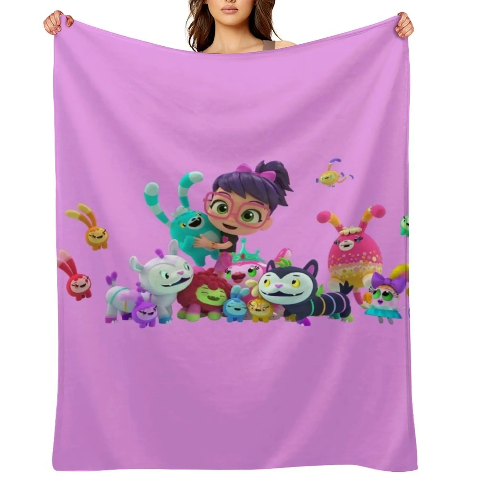 

Abby Hatcher Family Throw Blanket manga Luxury St Polar Multi-Purpose Blankets