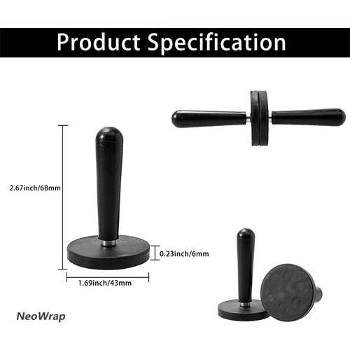Imagen 2 del producto Soporte magnético fuerte para envolver el coche, herramienta de reparación de película para el coche, pegatina de tinte para ventana, instalación de soporte magnético, fijador de letreros, herramientas de vinilo