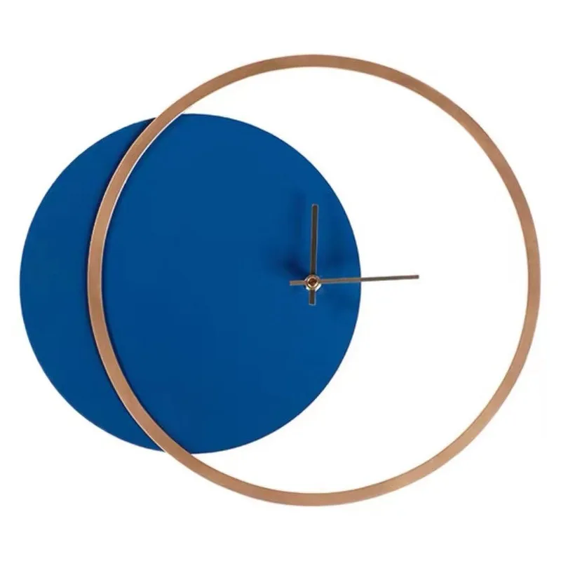 Modern decorative ornaments clock wall clock elements simple personality home living room soft decoration handicrafts