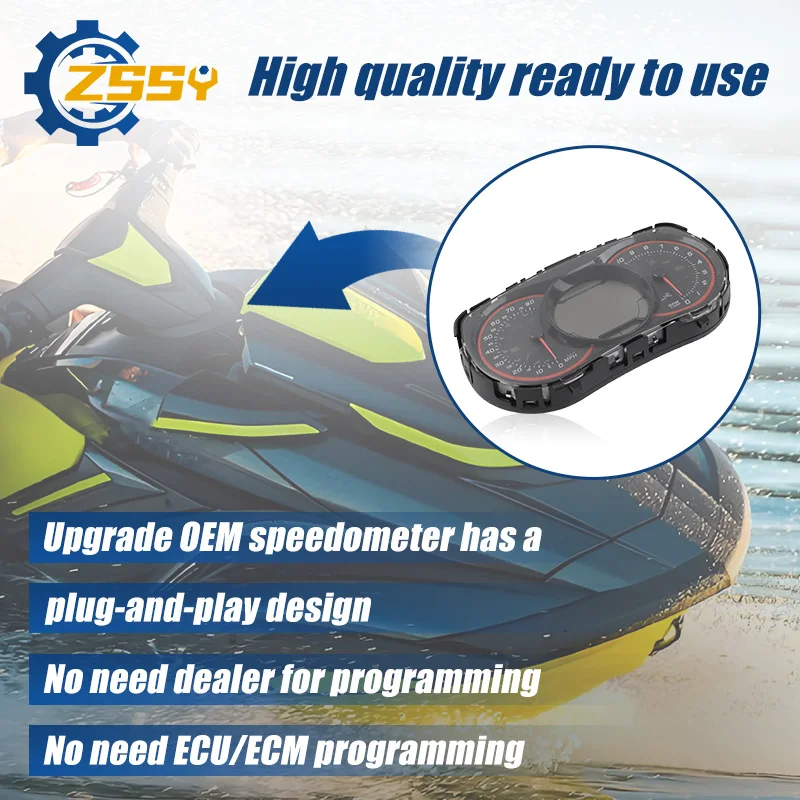 LCD Cluster Display Gauge For Sea Doo RXP-X 260 & RS 2012-2013 Dashboard 278002716 NEW