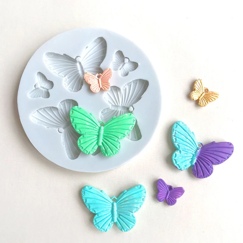 

6 Grids Butterfly Silicone Mold Sugarcraft Mold Cookie Cupcake Chocolate Baking Mold Fondant Cake Decorating Tool Bakery Party