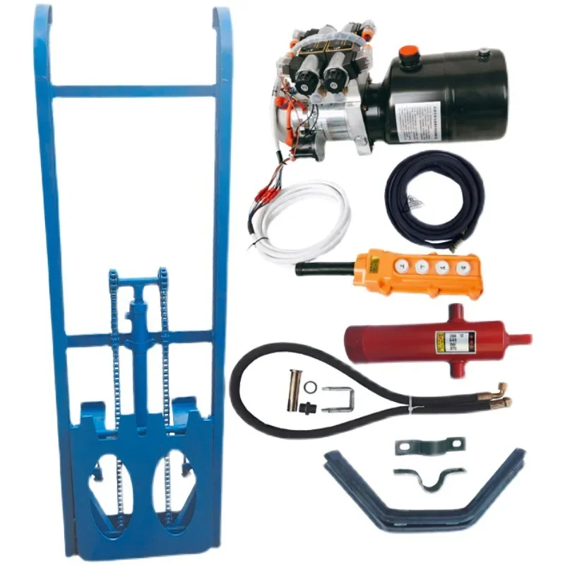 A Complete Set of Refitted Accessories for Three-wheel Lifting Frame of Garbage Truck Elevator Electric Agricultural Vehicle