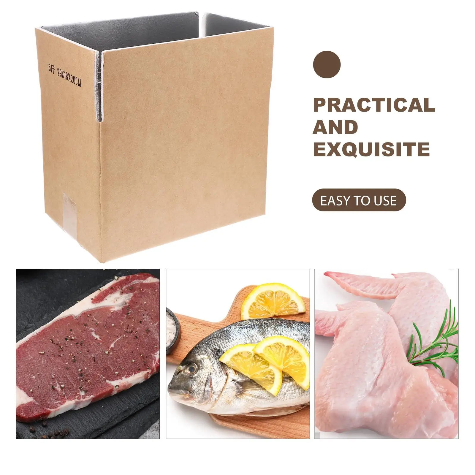 2 Pcs Freezer Thermal Mailer Cold Shipping Packing Boxed Insulation Bag Paper Candle Packaging Boxes