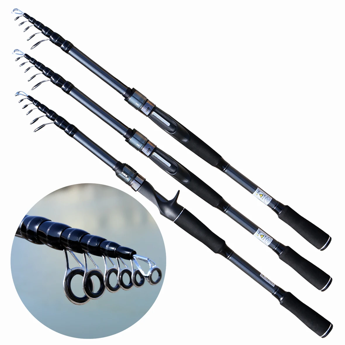 Imagem -03 - Kit de Vara de Pesca de Isca Girando Reel Combo para Pesca de Água Doce Eva Handle Rod 20004000 1.83.0m