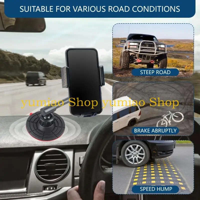 587B 360 Degree Rotating Ball Head Adhesive Mounting Base 17mm Socket For Mobile Phone Holders Camera Brackets And Equipment