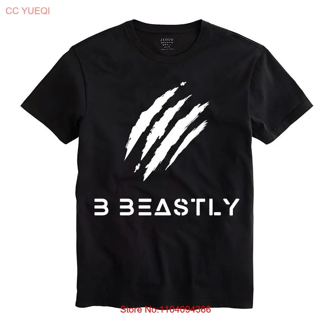 T-shirt B Beastly Men Unisex Black Shirt Size S-5XL