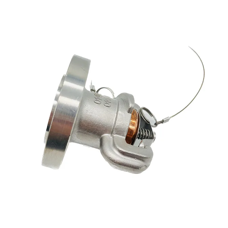 DXK-40 منفذ شحن دوار مشفر 4MPa DN40mm اتصال شفة من الفولاذ المقاوم للصدأ