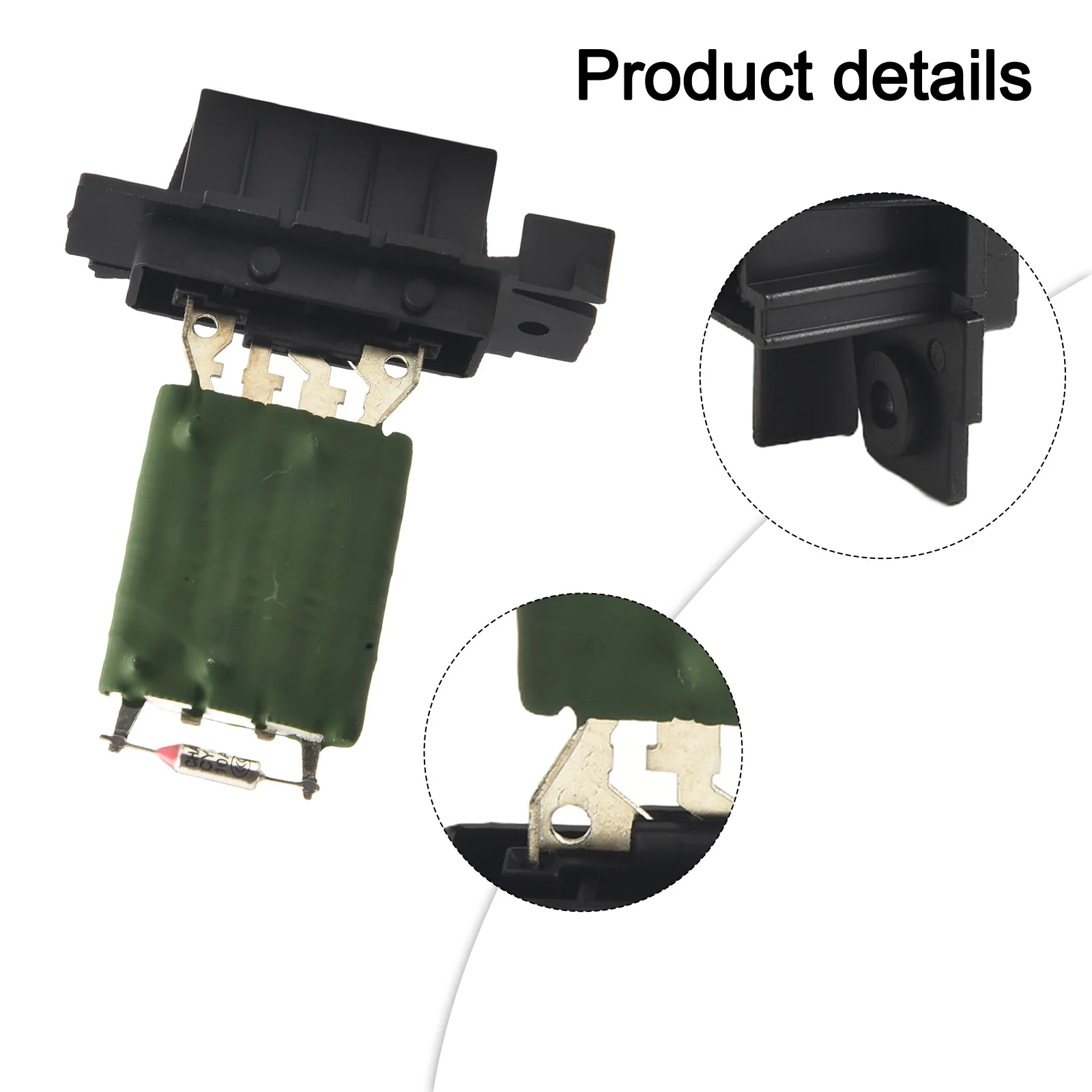 1 Set Resistenza motore ventilatore 1 Set 13248240 55702407 68 45 796 Per Fiat Grande Punto Resistore motore in metallo e plastica