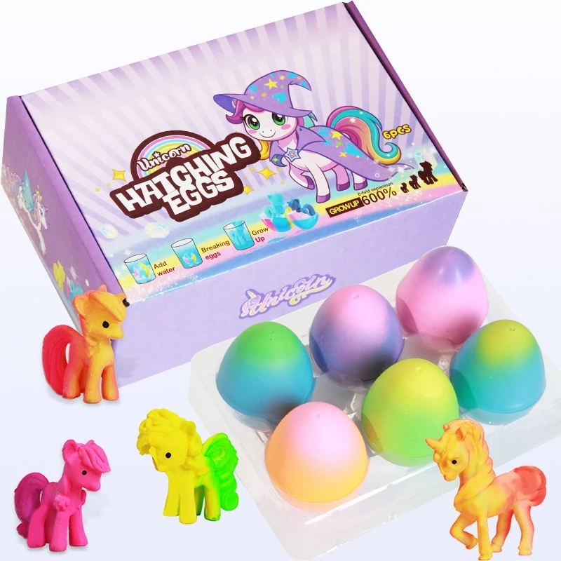 

Unicorn Hatching Eggs Toy Magic Grow Unicorn Egg Surprise Toy Kids Easter Gift Party Favor Toy Unicorn Hatch Egg Kids Toy Gift