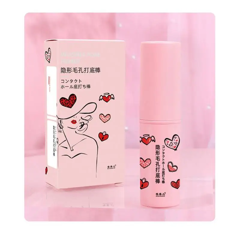 Invisible Pore Primer Stick Pore Eraser Waterproof Face Primer Makeup Base Oil-control Smooth Fine Lines Isolation Makeup Primer