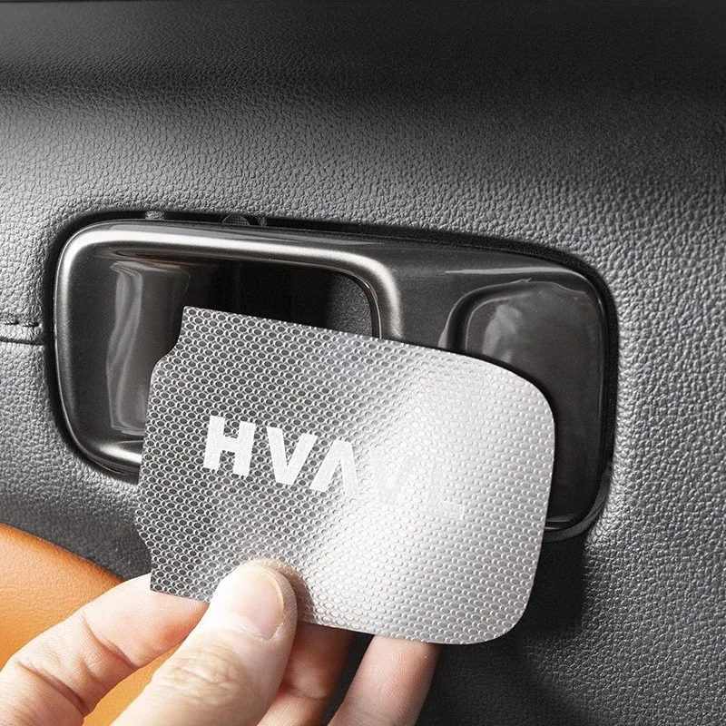 For HAVAL H9 2024-2026 Stainless Steel Silver Car Inside Door Bowl Cover Trim Interior Car Accessories