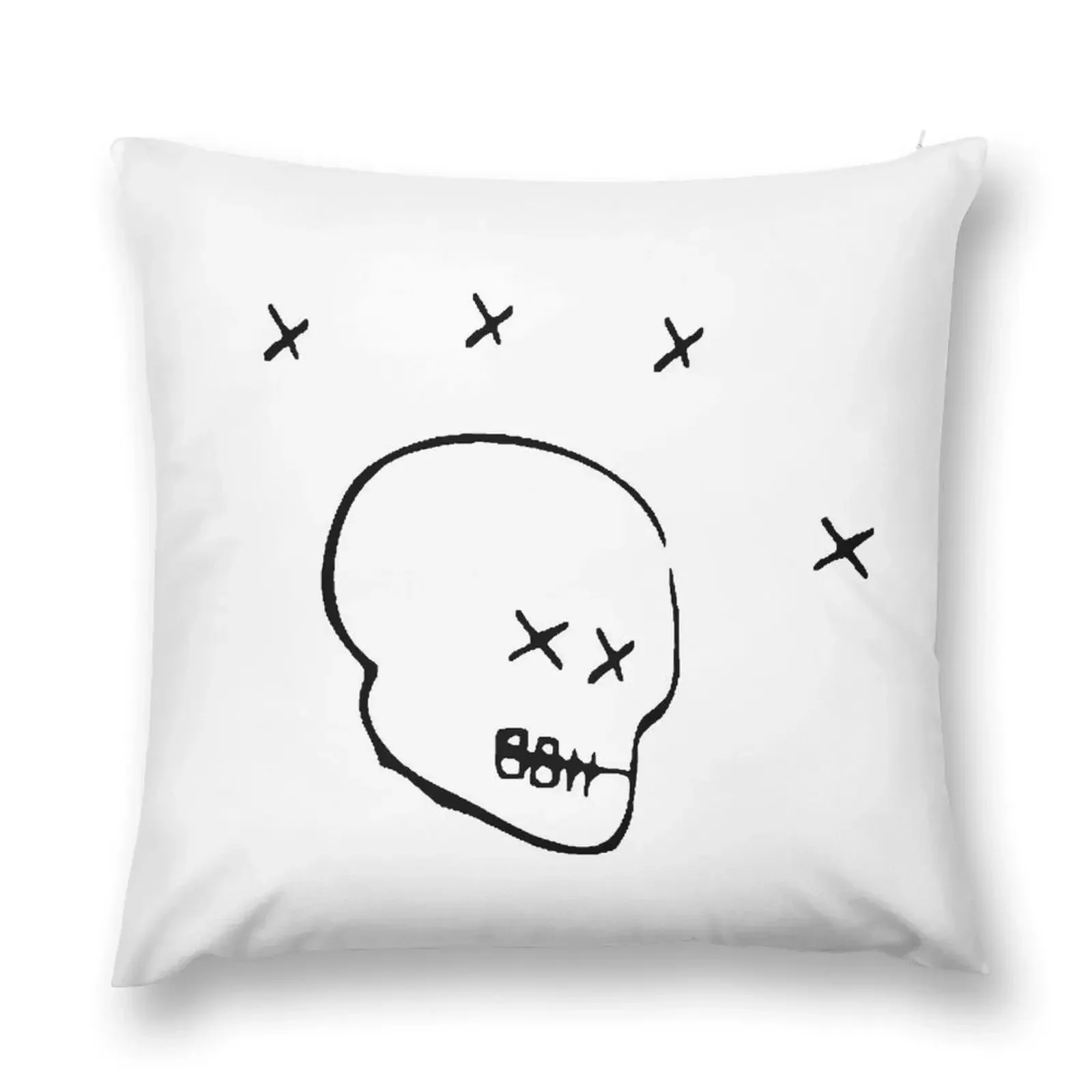 손 두개골 문신 던지기 베개 소파 쿠션 커버 크리스마스 베개 커버 베개