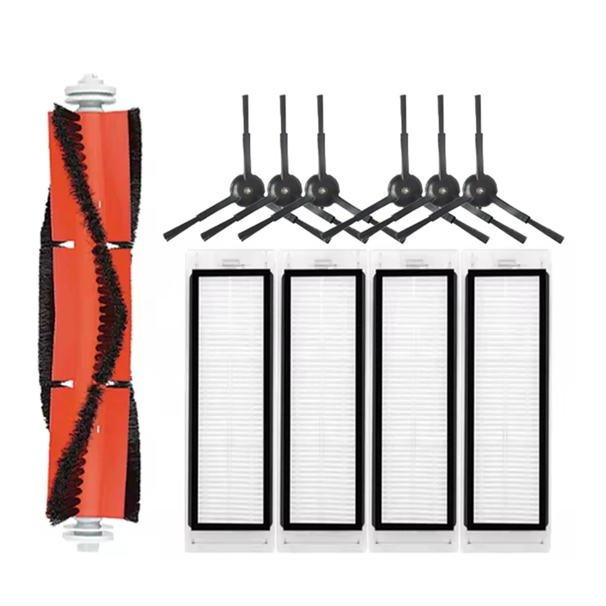 ABKR لشاومي Mi 1S SDJQR01RR SDJQR02RR SDJQR03RR Roborock E2 E3 E4 E5 S4 S5 S50 S6 ماكس أجزاء الملحقات فرشاة جانبية رئيسية