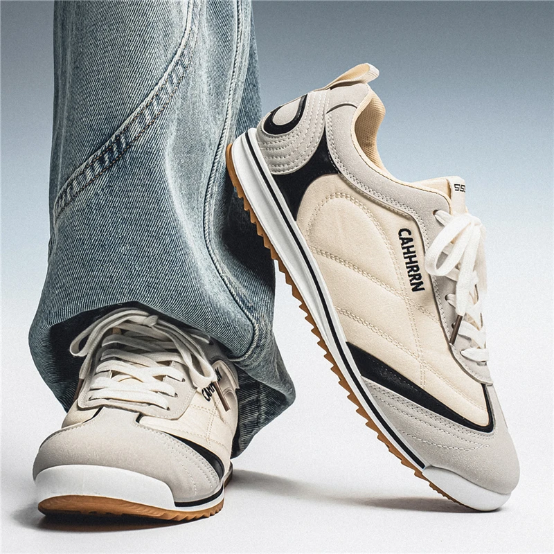 

Men's Dequan Racing Shoes Summer 2026 New Style Breathable Soft Bottom Casual Fashion Sneakers Low Top Glue Adhesive Shoes