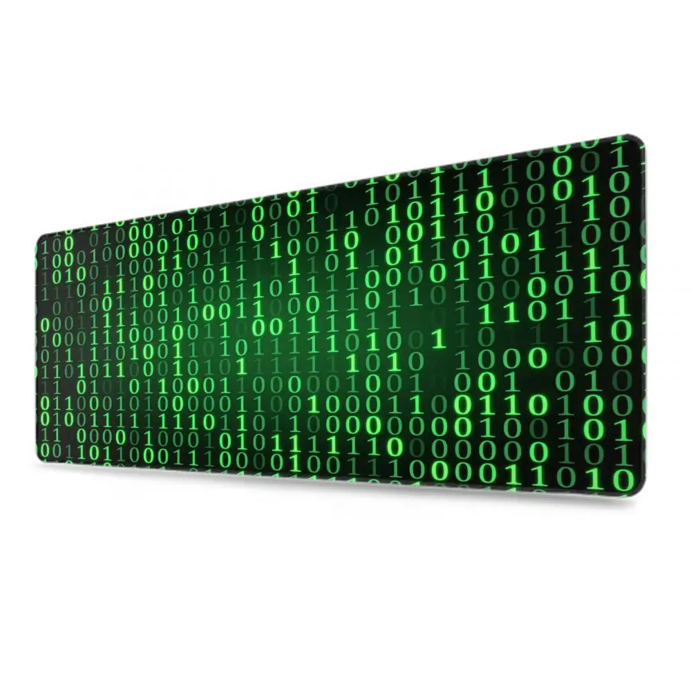 Mousepad Gamer Matrix Code Gaming Accessories Desk Mat Mouse Carpet Pad Large Extended Computer Anime Xxl Mause Pc Deskmat Mats