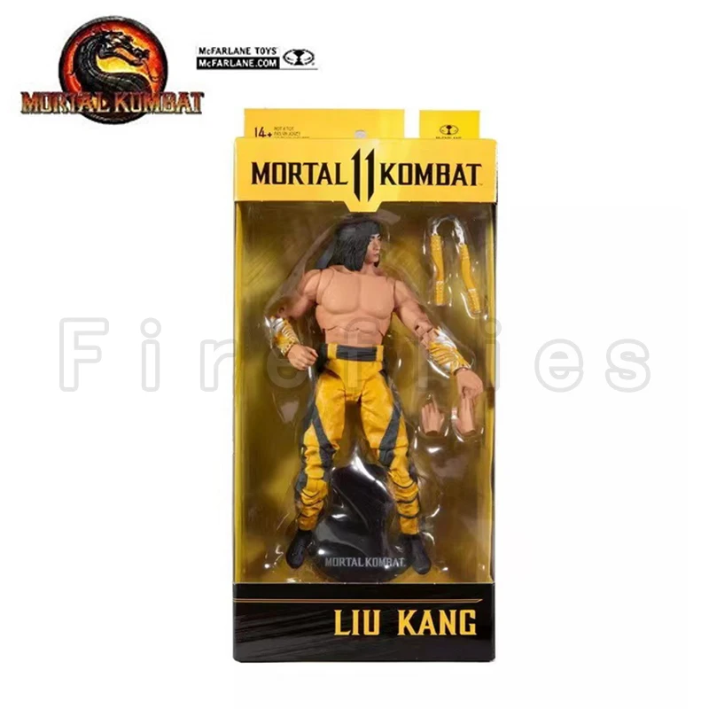 7inches McFARLANE Action Figure Mortal Kombat XI Liu Kang Anime Model For Gift Free Shipping