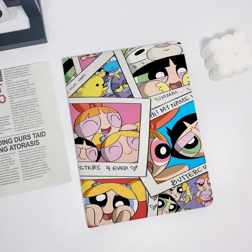 Imagen 1 del producto Funda de dibujos animados Powerpuff Girls para iPad Pro 11 12,9 13 2022 9,7 10,2 6th 7th 8th 9th 10th Generation funda Air 3 4 5 6