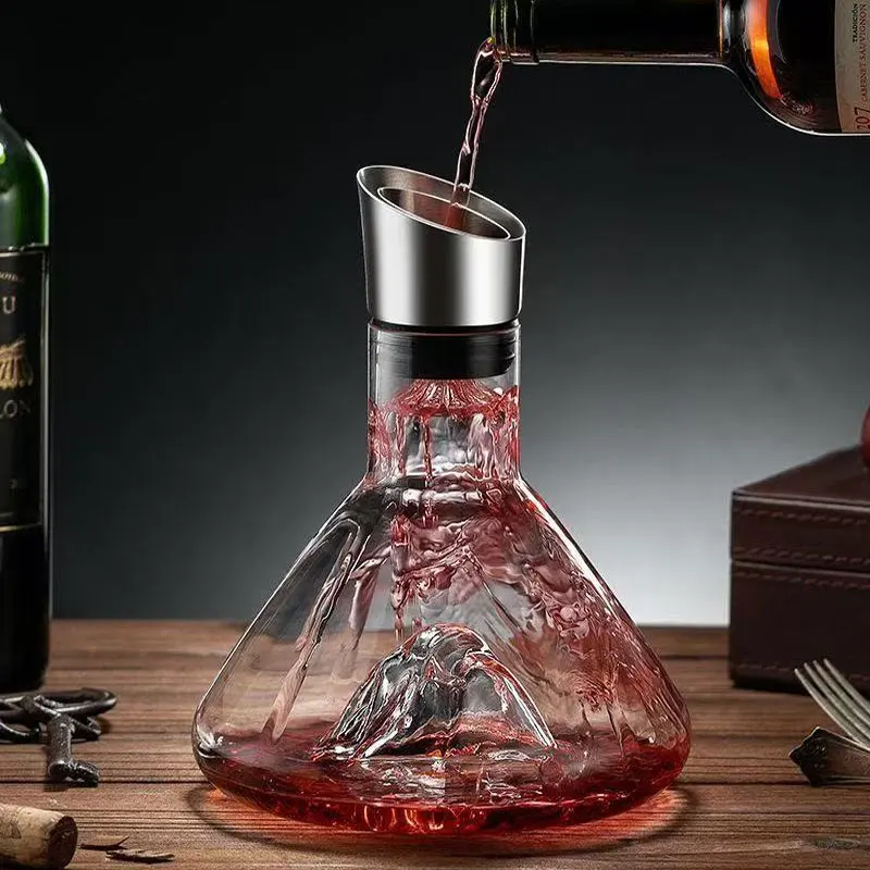 

6 Types of High-end Crystal Glass Wine Decanters for Home Use Light Luxury High-end Wine Jugs Wine Decanter Large Wine Divider