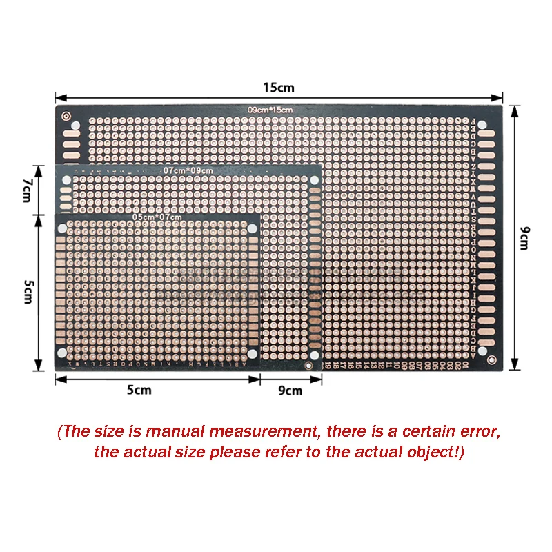 5/10PCS 5x7/7x9CM Single-Sided DIY Prototype Paper PCB General Experimental Black Oil Bakelite Board Electronic Welding Training