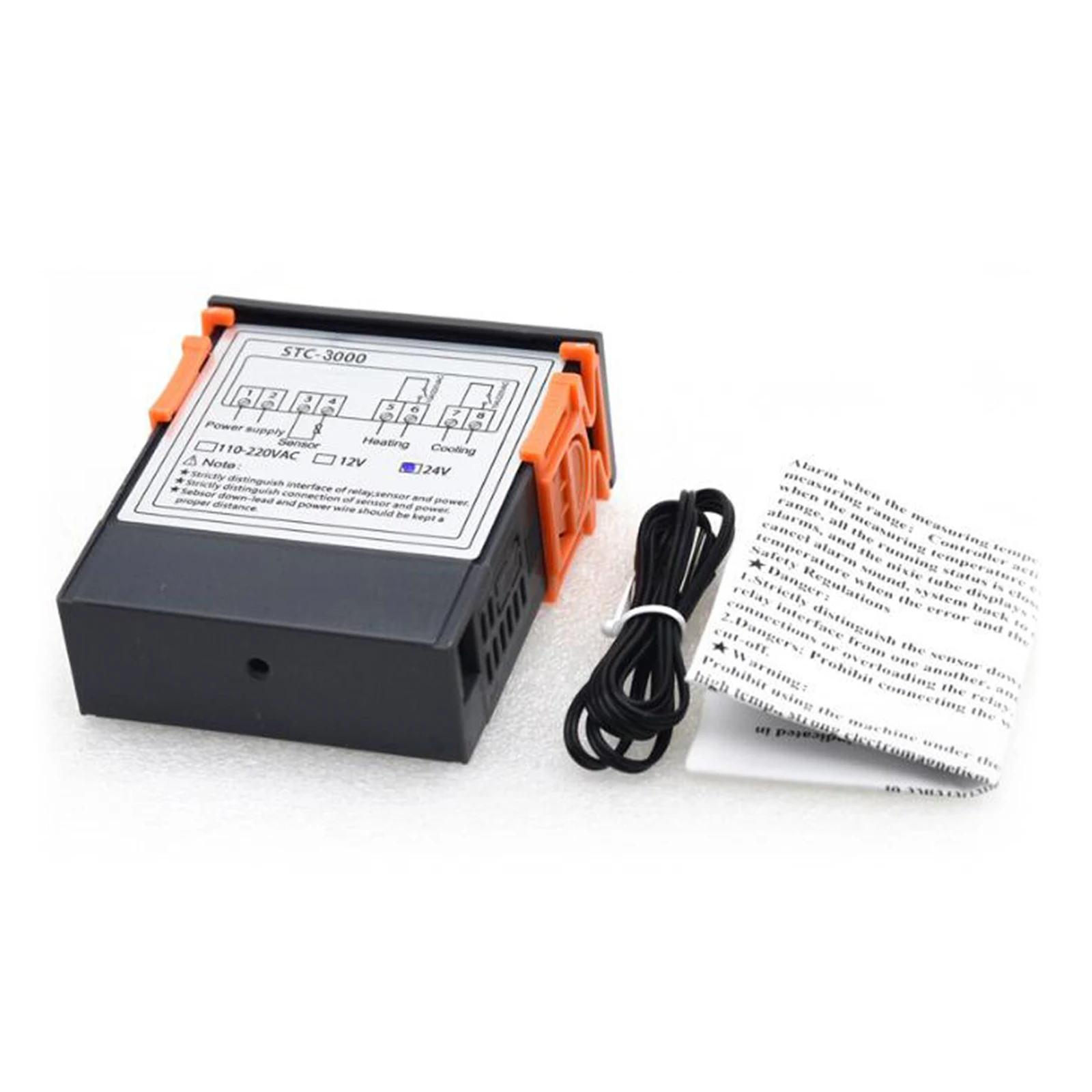 DC12V DC24V AC110-220V LED Digital Thermostat for Incubator Temperature Controller Thermostat regulator Relay Heating Cooling