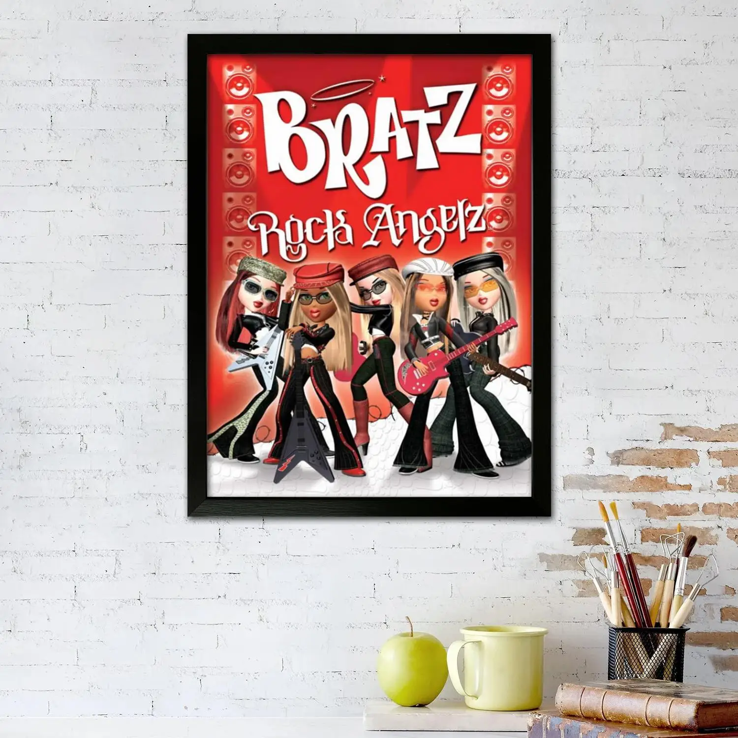 bratz Canvas Art Poster and Wall Art Picture Print, Modern Family Bedroom Decor Posters,Decorative painting