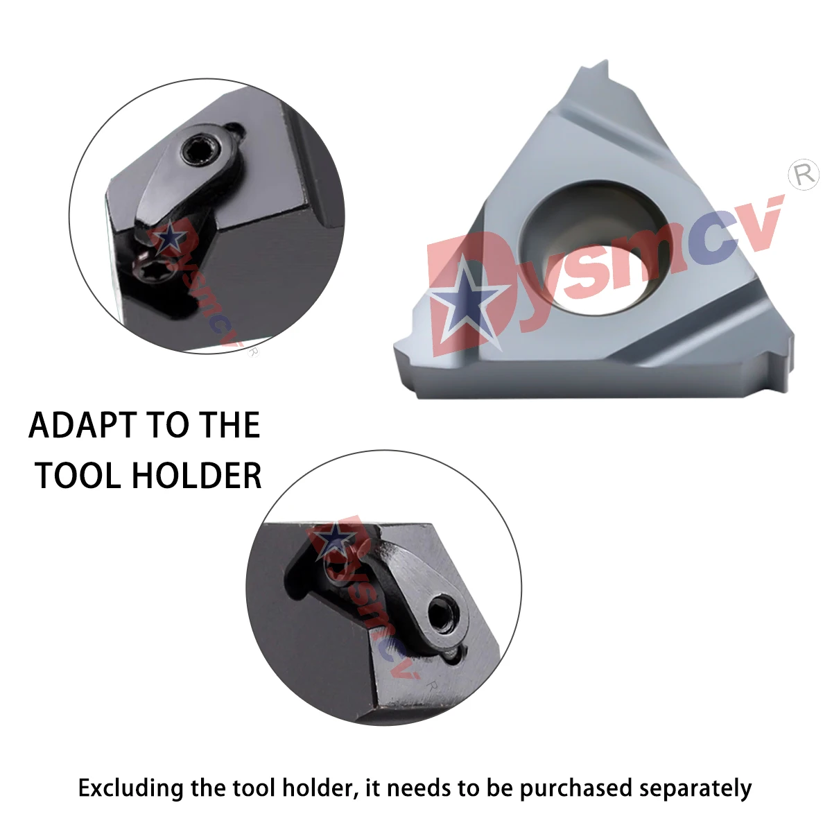 10PCS 16IR 10UN LDC/16ER 20UN LDA stainless steel universal lathe thread cutting blade CNC thread cutting blade