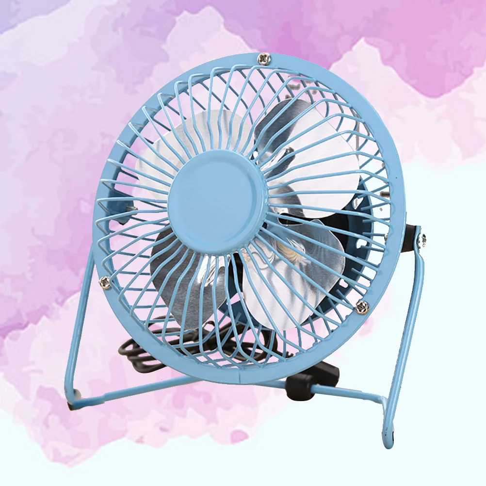 4 '' Table Fan for Home Mini Floor Moisturize USB Pink Stuff Cleaner Quiet Portable