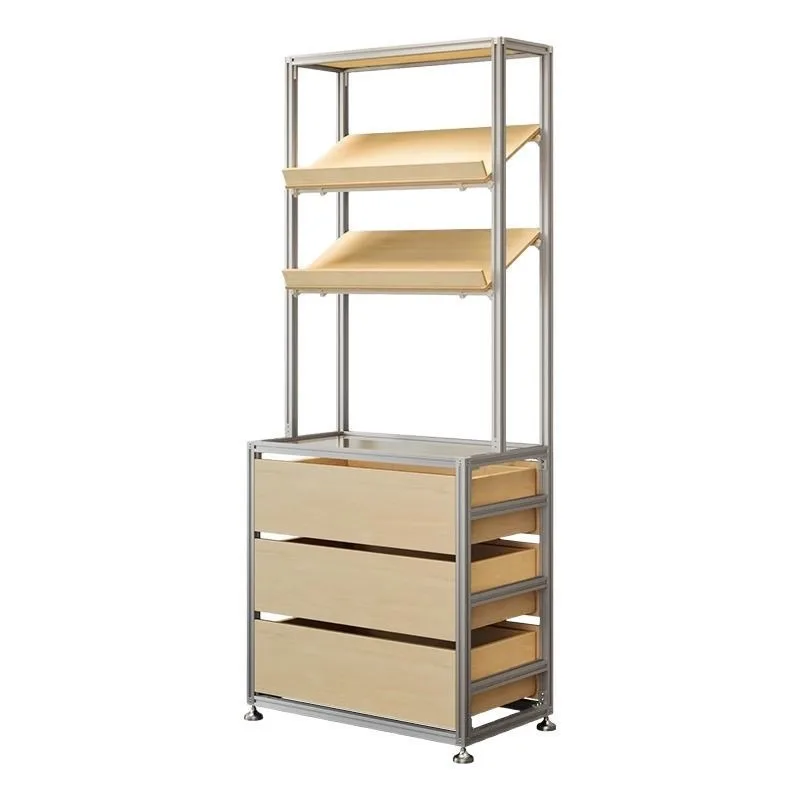 Exhibition Bookshelf Product Sample Display Shelf Shelf Accessories Cosmetics Showcase