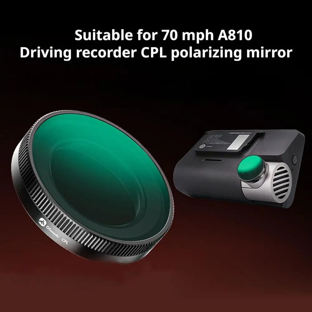 

Для 70mai A810 CPL Polarizer Высококачественный круглый поляризационный объектив для камер для устранения отражений и отклонения бликов
