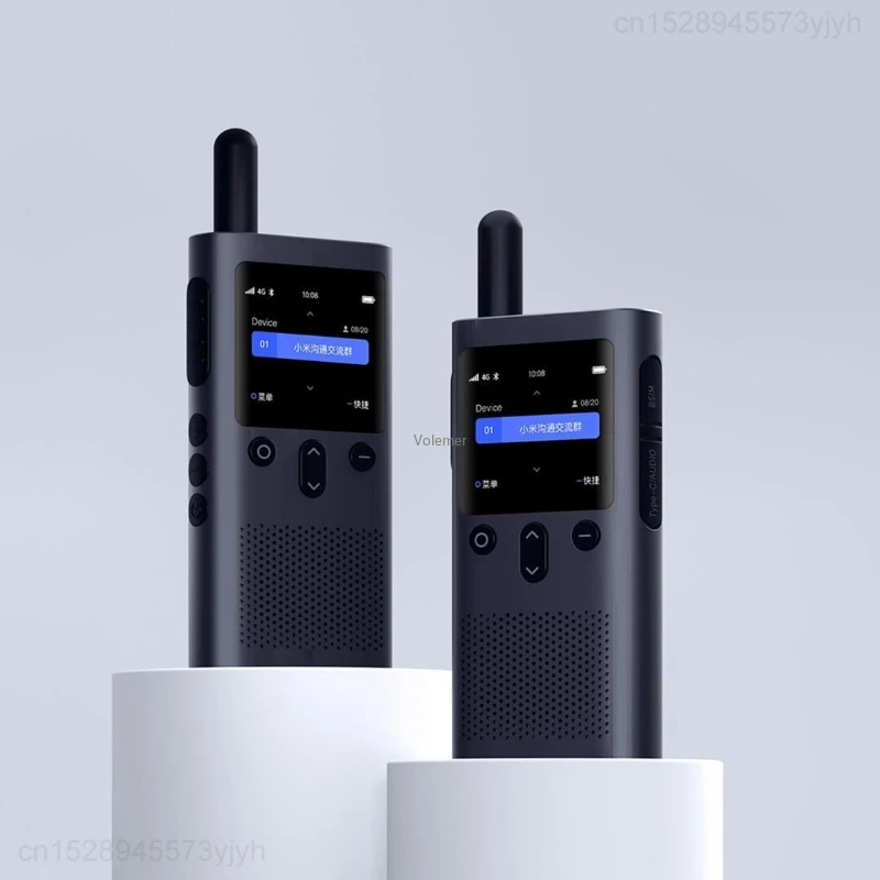 Оригинальная умная рация Xiaomi Mijia Smart Walkie 3 с FM-радио, динамиками, режимом ожидания, приложением для смартфона, быстрой командной коммуникации