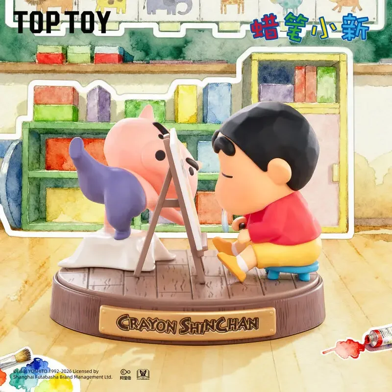 

TOPTOY Crayon Shin Chan Memory Echo Series Blind Box Mystery Box Caixa Sorpresa Girls Anime Figures Cute Model Birthday Gift