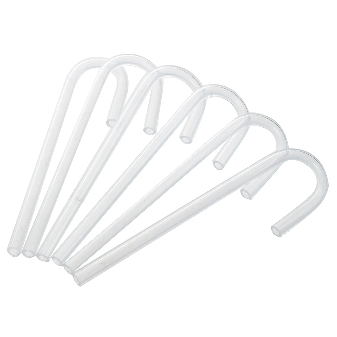 6 قطعة أنبوب أكريليك على شكل حرف U منحني لنظام/ناشر حوض السمك Co2