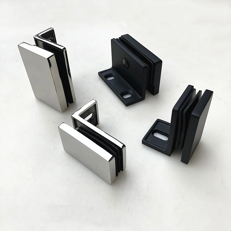 Thickened precision cast 304 stainless steel shower room bathroom partition glass fixing clip(SJ-5036T)