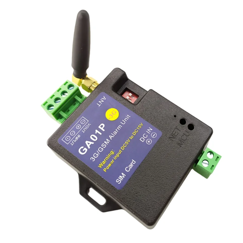A97I-GA01P Sistema di allarme 3G/GSM 1 ingresso Mini allarme di guasto di corrente intelligente Telecomando per telefono cellulare