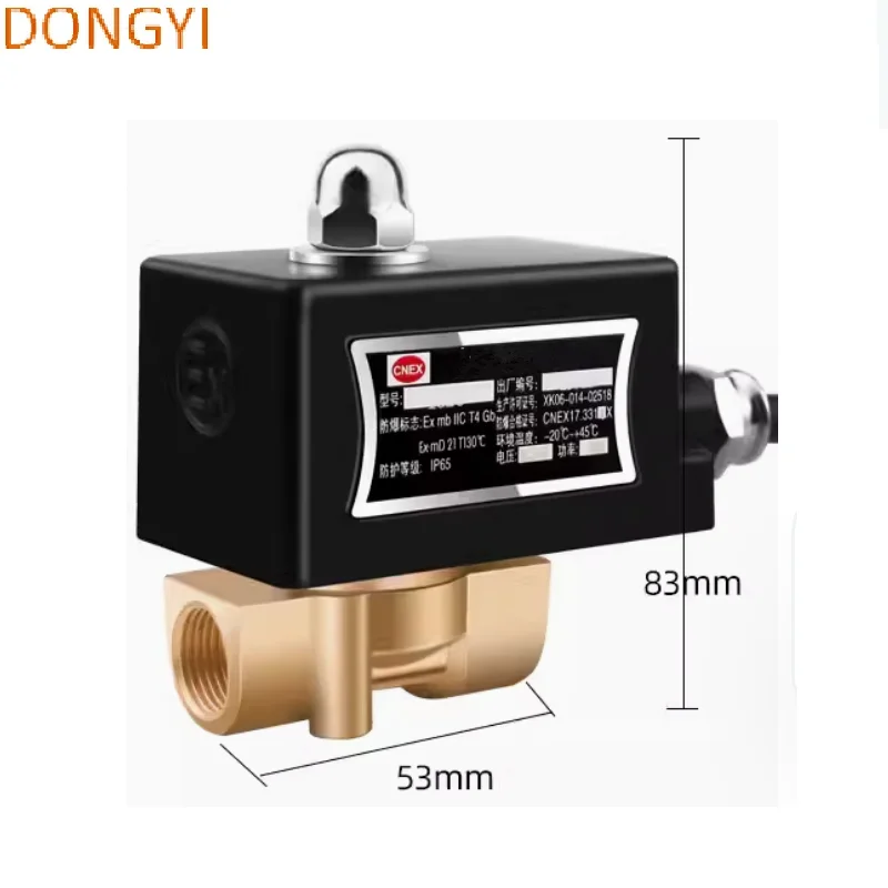 

High quality Explosion-proof solenoid valve electromagnetic control valve 4 points DN10 AC220V/DN10 DC24V/DN15 AC220V/DN15 DC2