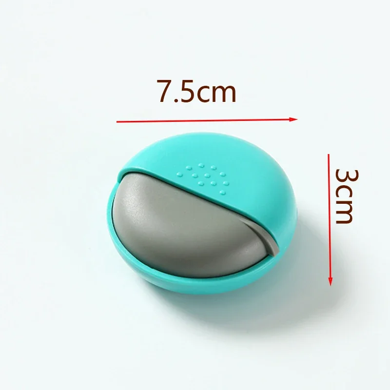 الملونة المحمولة جولة الدورية مقصورة واحدة الطب السفر سماعة لف صندوق تخزين صغير لطيف منظمة المنزل